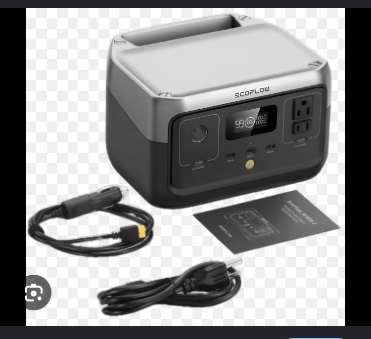 EcoFlow River 2 Portable Power Station 600W Black (EFR600) 256Wh