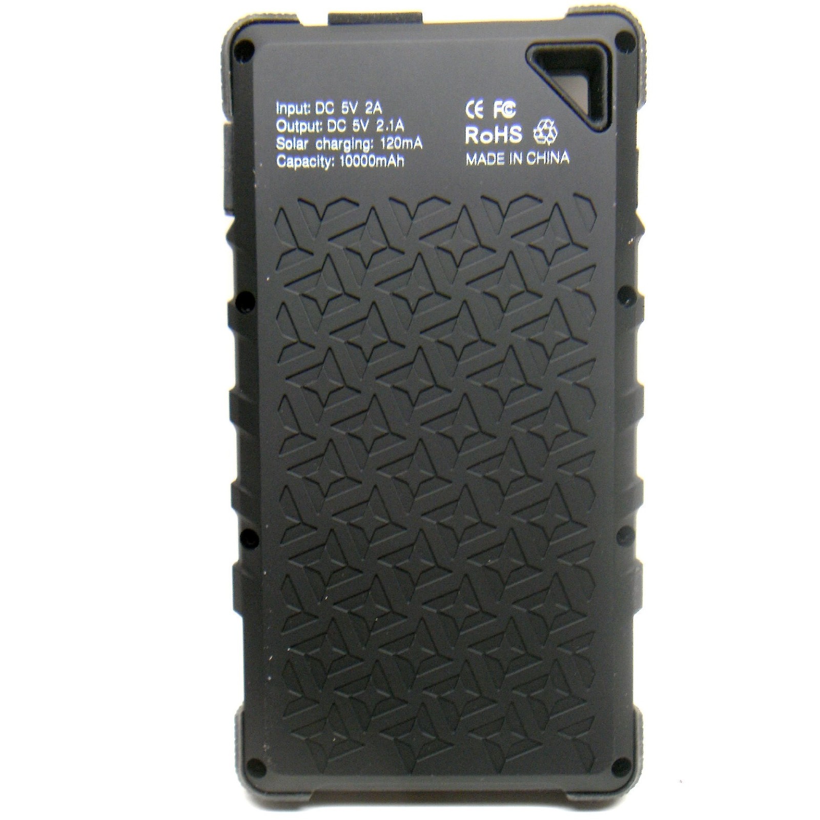 NEW RoHS PORTABLE SPORT OUTDOORS SUN SOLAR POWERED POWER BANK 10000mAh CHARGER