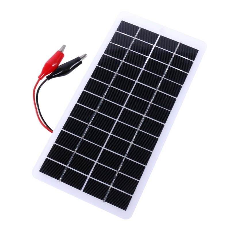 12V Solar Power Charger Polysilicon Solar Charger Plate Portable for Lamp Pump