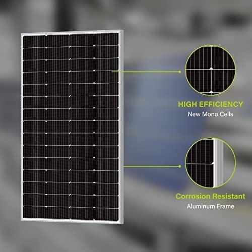 Newpowa 220W Monocrystalline Solar Panel 10BB Cell Solar Panel
