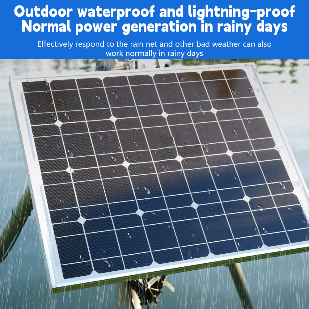 800W Watt Mono Solar Panel 12V Battery Charger Home Boat RV Camp Off-Grid Power