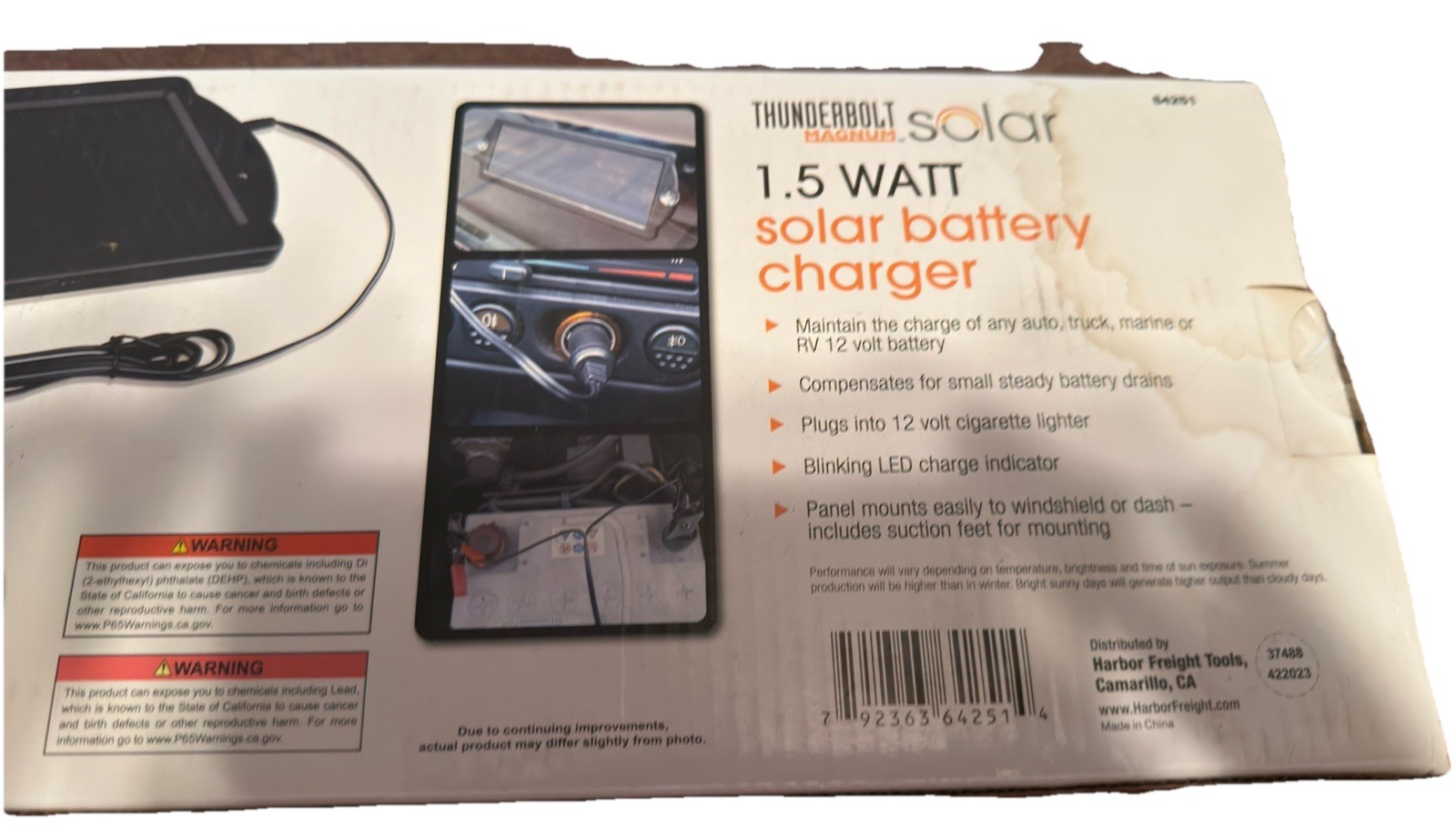 New Battery Maintainer Solar Charger 12V Tender Car Motorcycle Boats Trucks