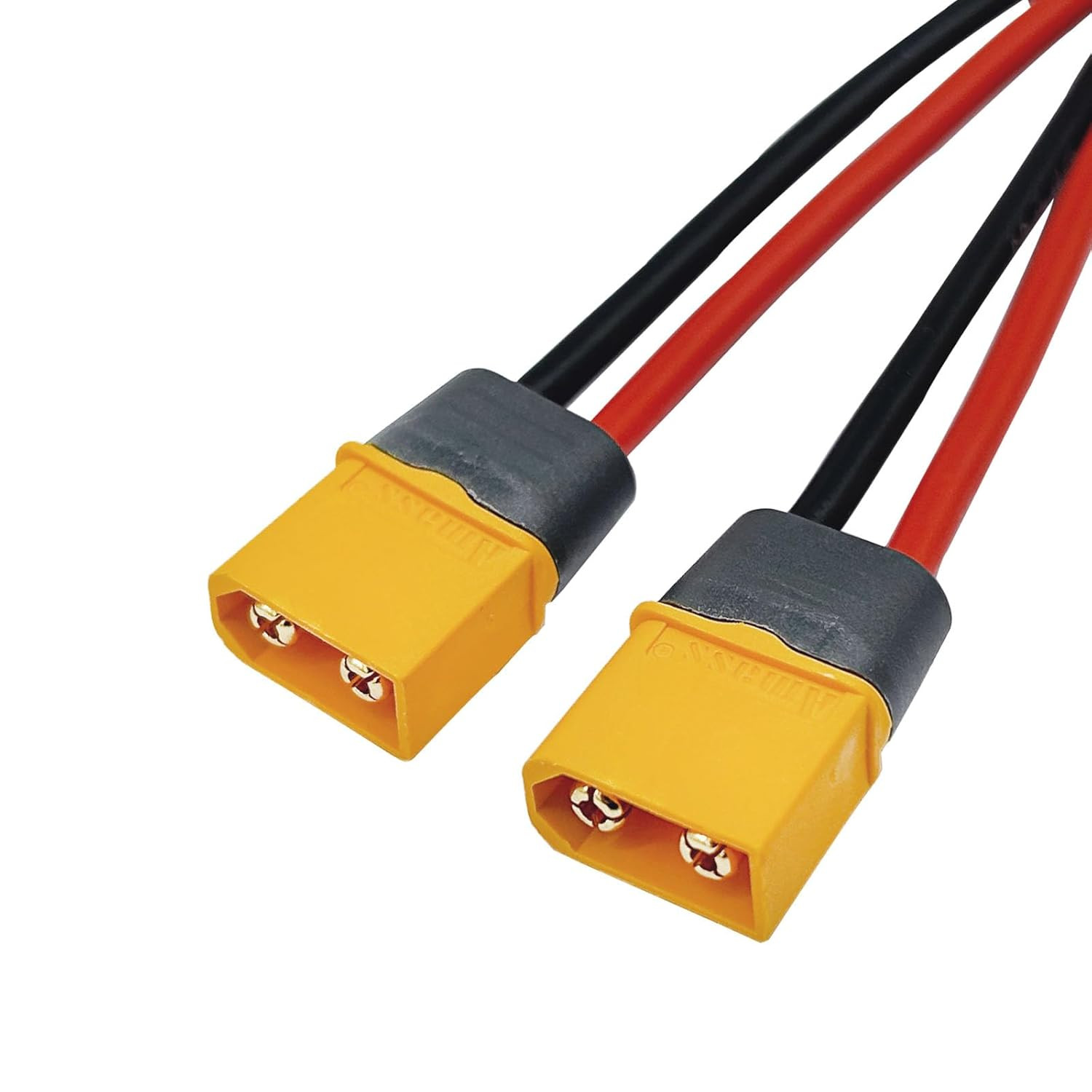 XT60H XT60 Upgrade Y Splitter Extension Cable 12 AWG XT60 Female to Dual XT60H