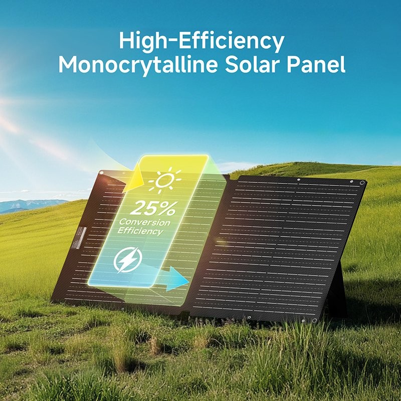 ALLPOWERS 18V 100W Portable Foldable Solar Panel & Kits Solar Output Refurbished