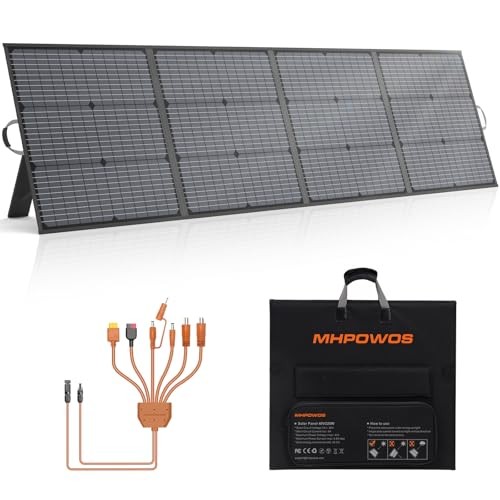 Portable Solar Panel 220W 40V Monocrystalline Foldable 40V/220W Solar Panel