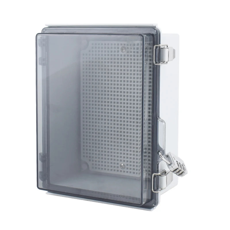 IP67 Waterproof Transparent Cover Enclosure Juction Box ABS Plastic Outdoor powe