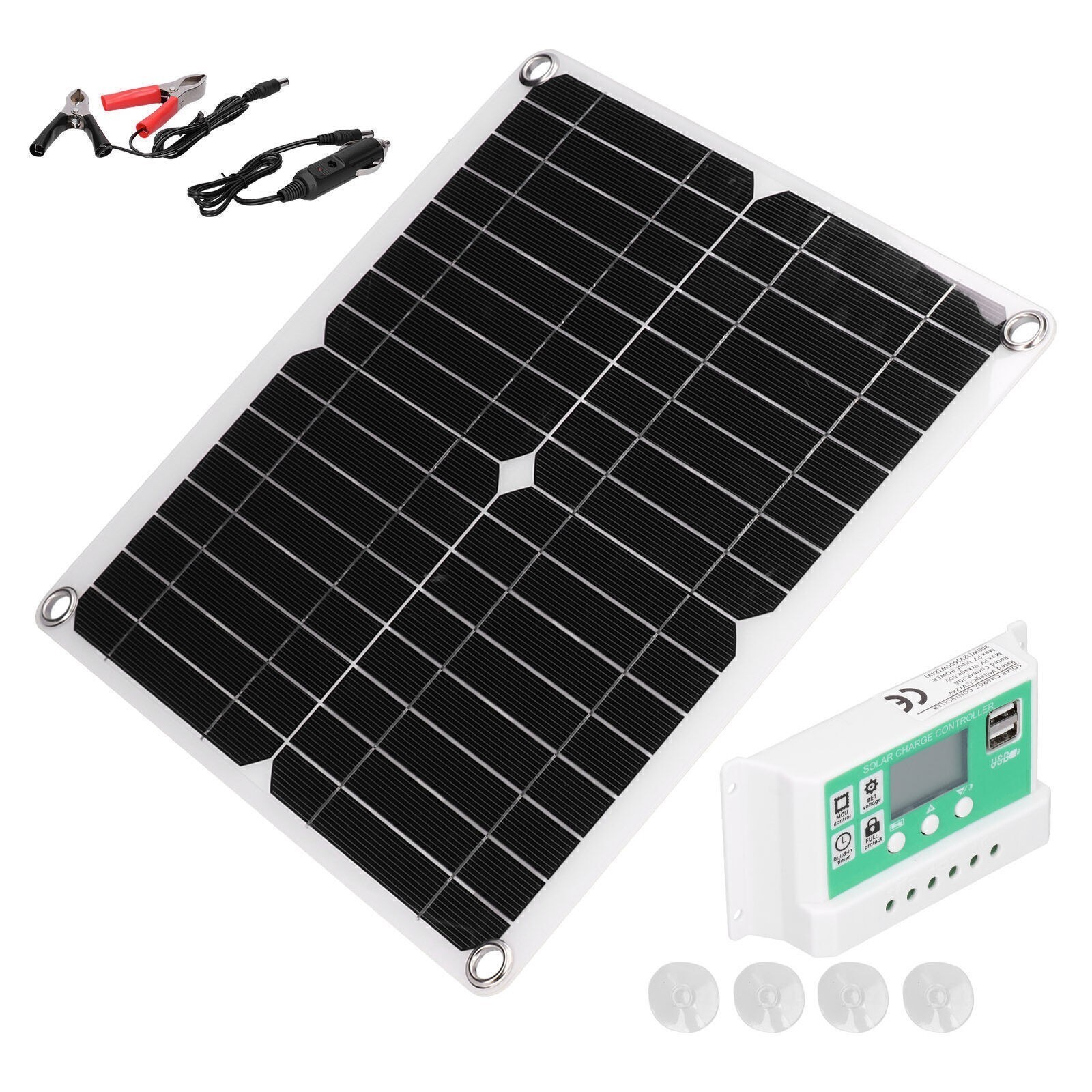 40W 18V Monocrystalline Silicon Flexible Solar Panel with 20A Solar Charge