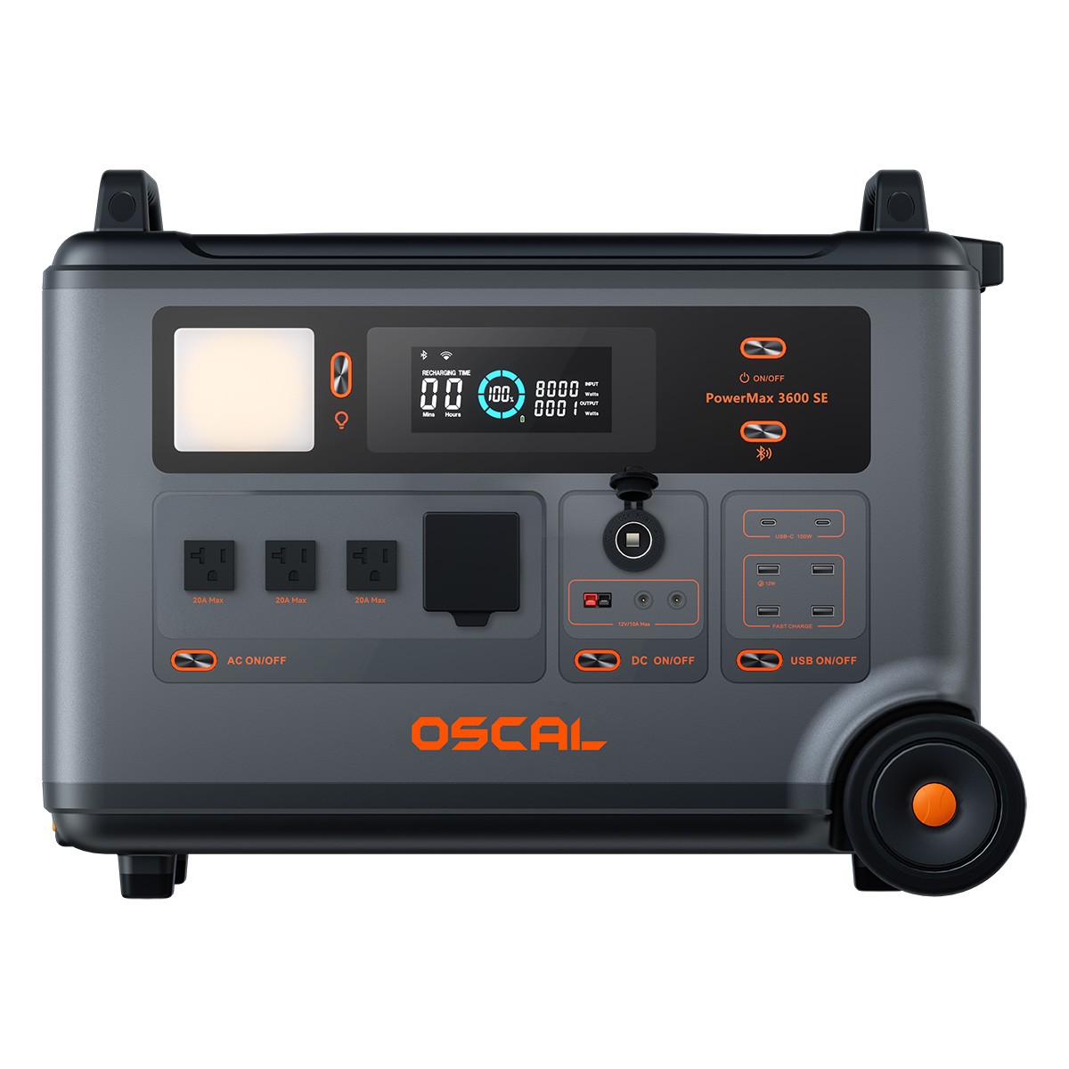 Blackview OSCAL PowerMax 3600 SE Portable Power Station 3600Wh +200W Solar Panel