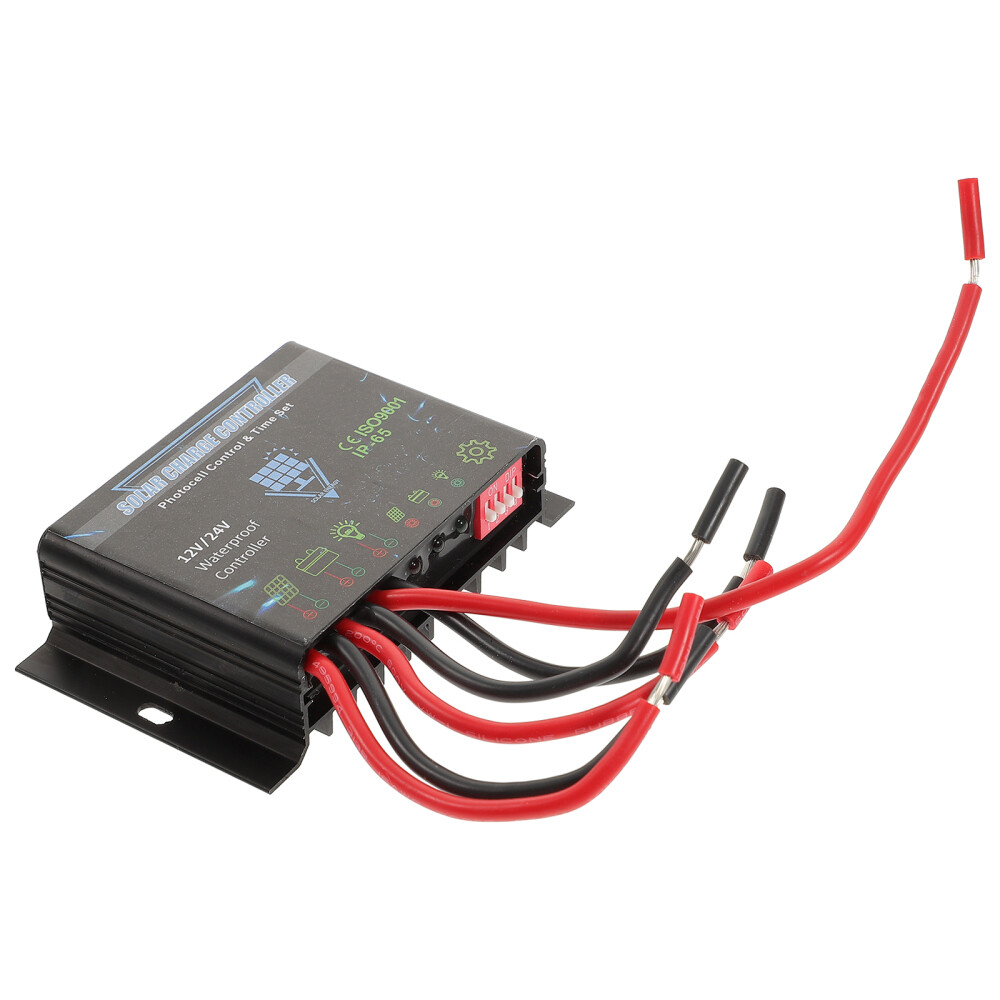 1 Set Solar Charge Controller 12V 24V 10A Solar Panel Charging Battery Regulator