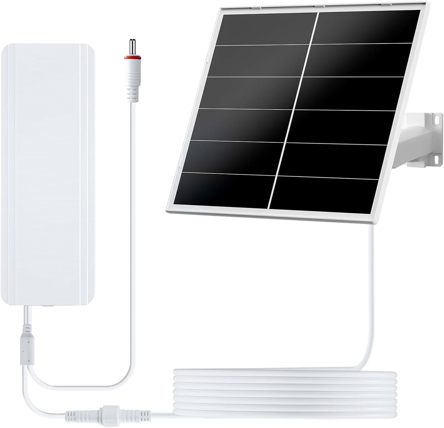 20W Solar Panel Charger Kit with 24000Mah Battery, 5V/12V Adjustable Output, USB
