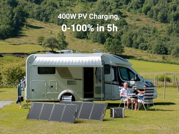 Dabbsson 1200W 1330Wh Power Station LiFePO4 Battery Expandable for Home Camping