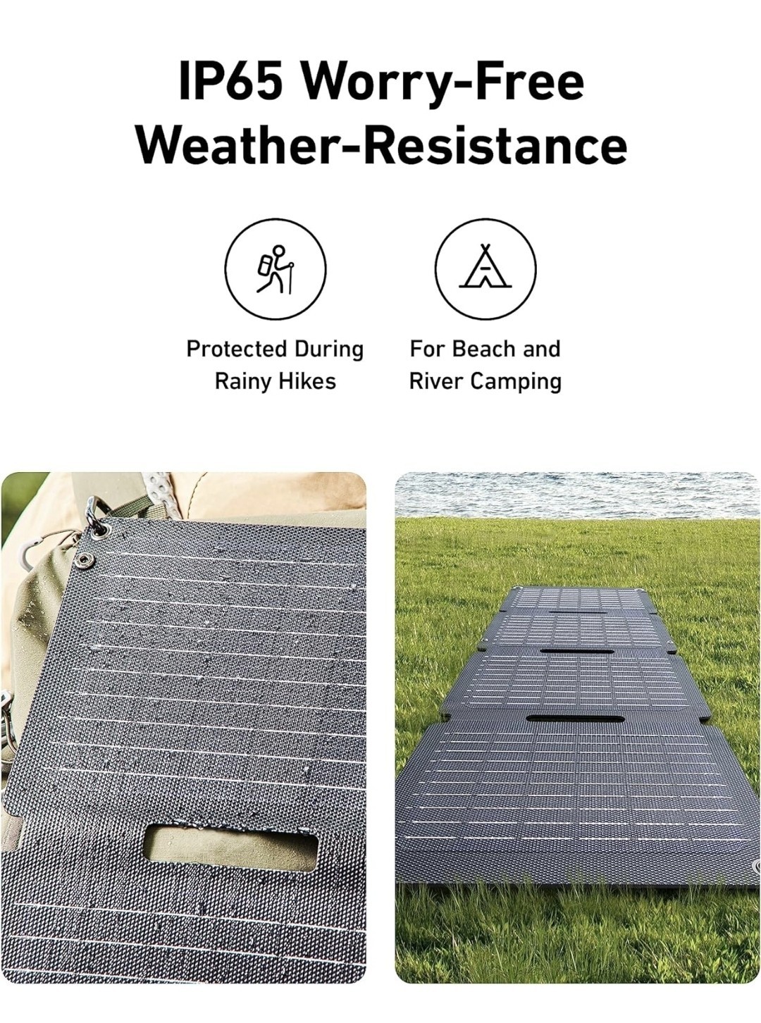 Anker Solix PS30 Solar Panel, 30W Foldable Portable Solar Charger, IP65 Water…
