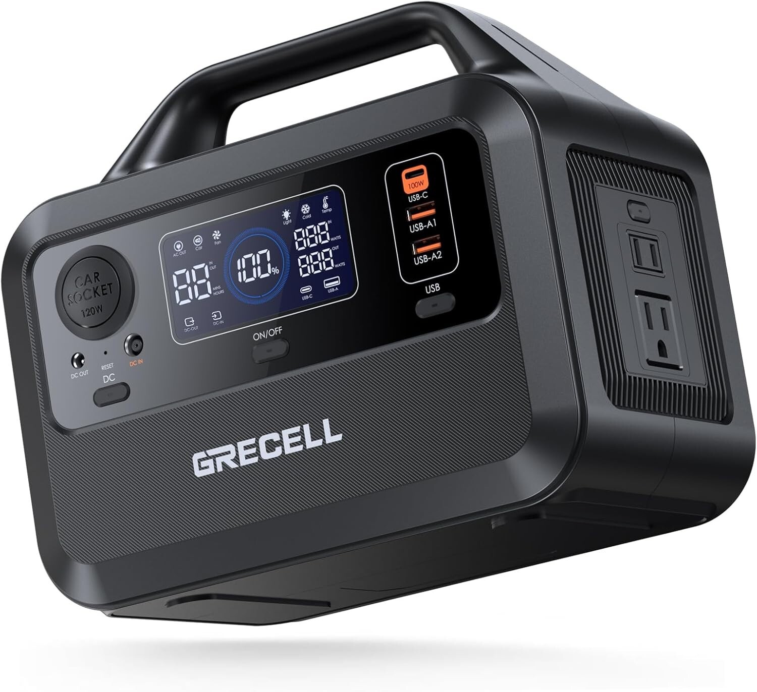 Portable Power Station 300W, 230Wh LiFePO4 LFP Battery, 1.5hrs Fast Charging,…