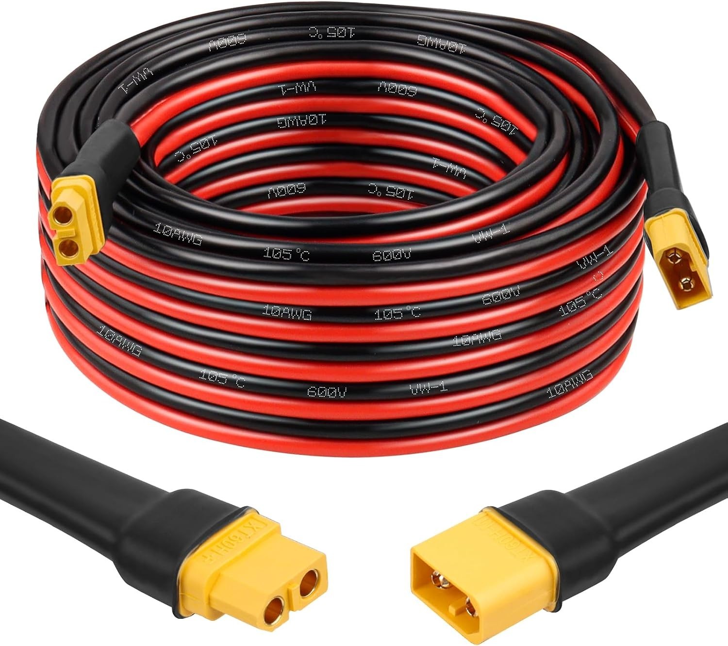 Reliable XT60 Adapter Cable for Portable Power Station