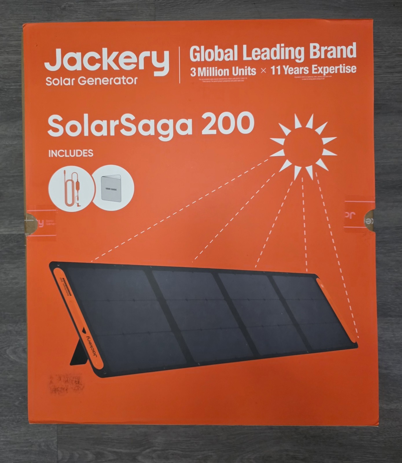 Jackery SolarSaga 200 200W Foldable Portable Monocrystalline Waterproof MC4