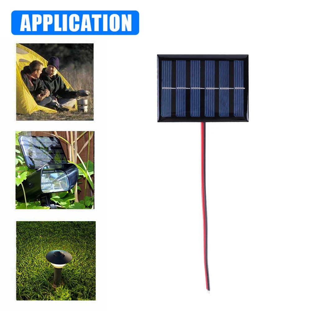 5W 5V/12V 1W 3V Mini Solar Panel Polysilicon Solar Epoxy Panel Module Light Cell