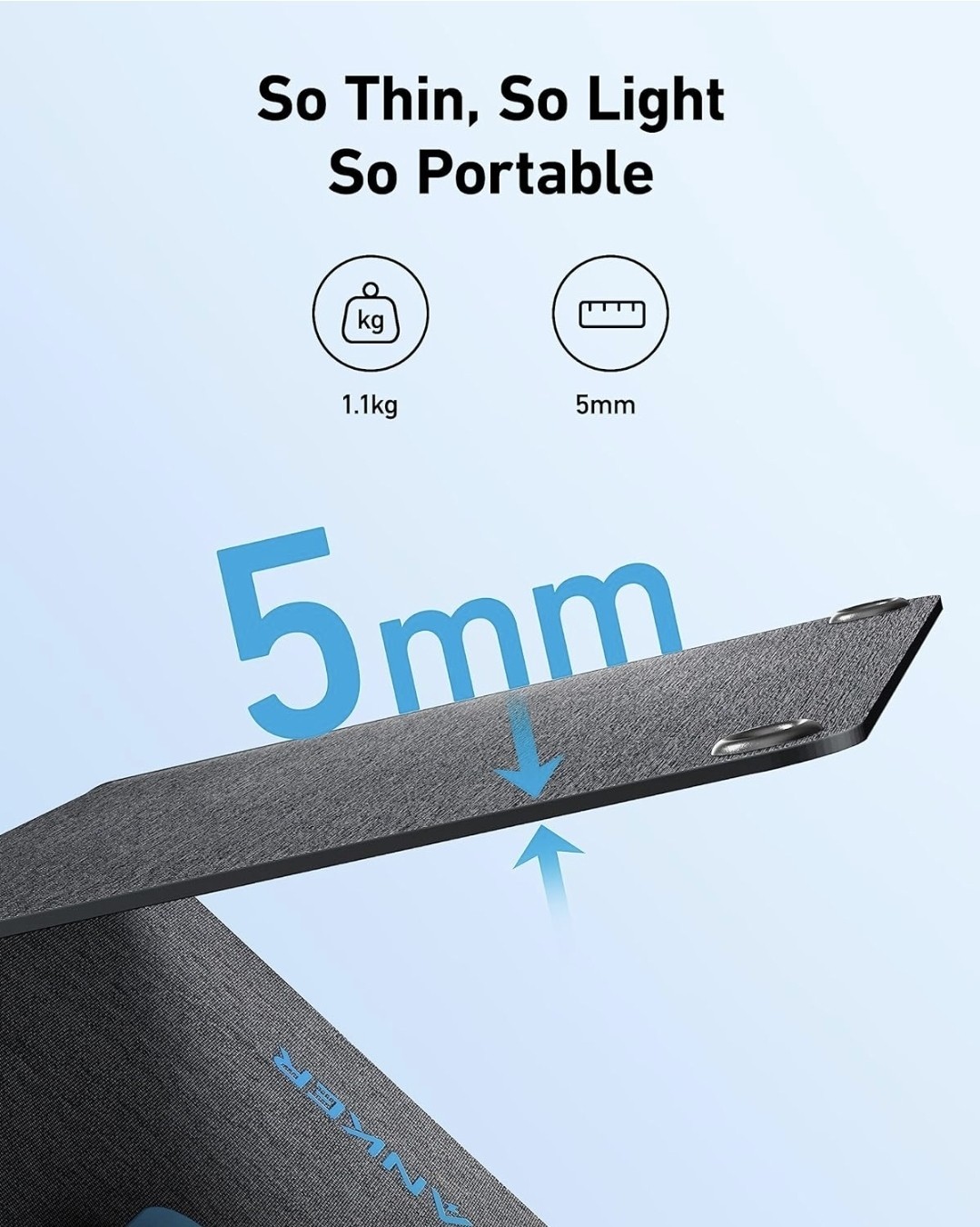 Anker Solix PS30 Solar Panel, 30W Foldable Portable Solar Charger, IP65 Water…