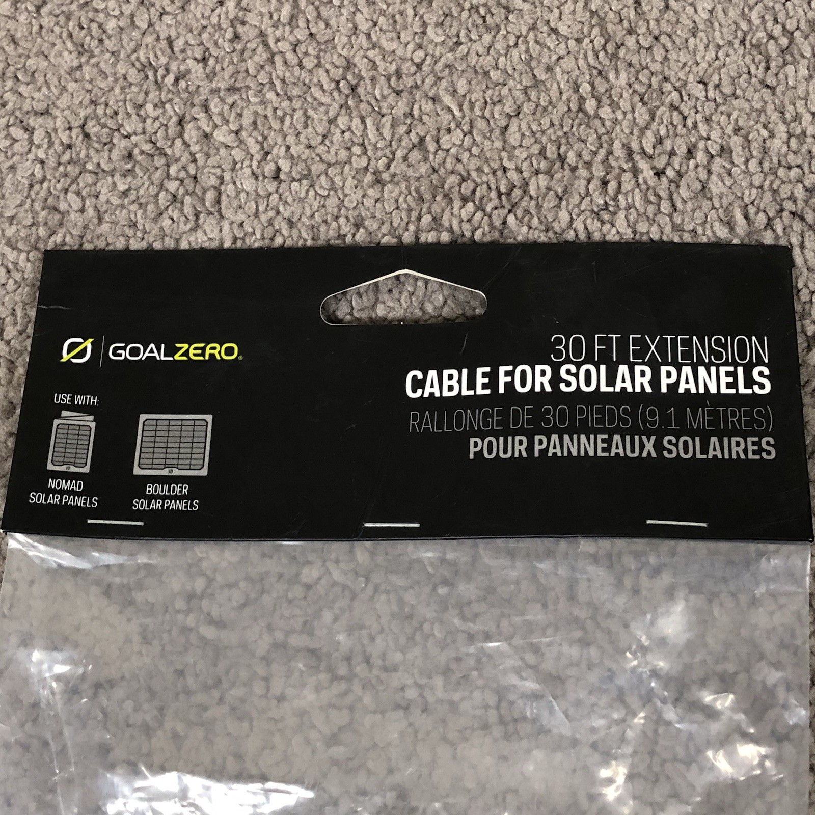 30′ Goal Zero 8.0mm Input Extension Cable for Boulder & Nomad Panels