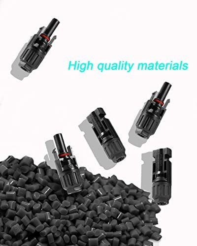 “1 to 6 Solar Y Branch Parallel Connector Cable, 10AWG 45A Waterproof IP68, 30CM