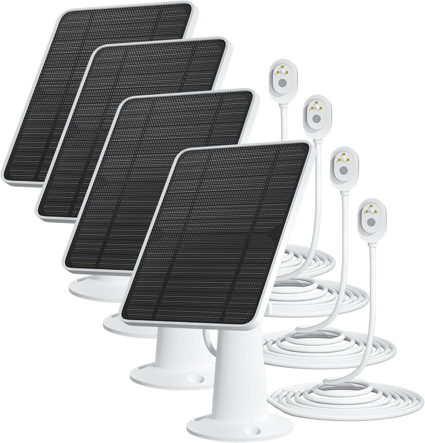 All-Weather Solar Panel Set for Arlo Ultra/Pro 3 Security Cameras – 4 Pack