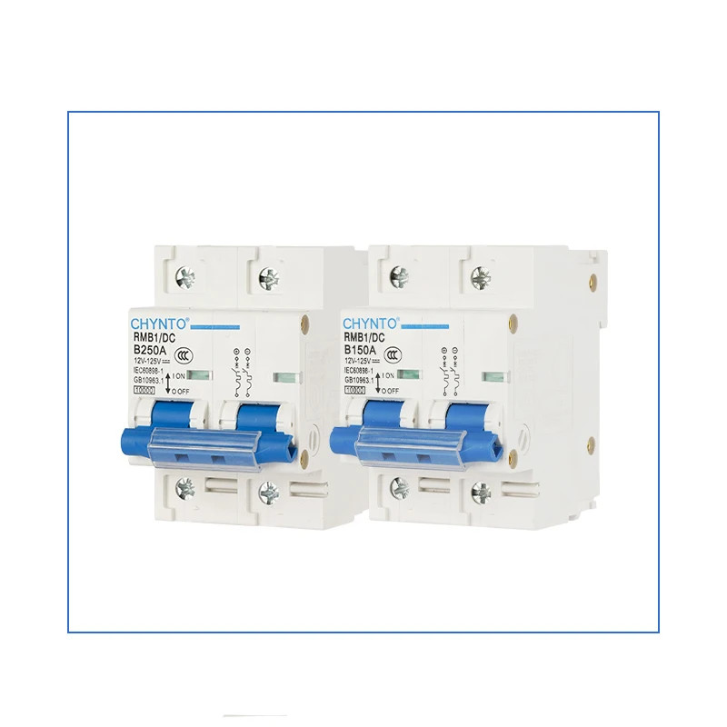 1P 2P DC 150A 250A Battery Circuit Breaker For Solar System / Overload Protectio