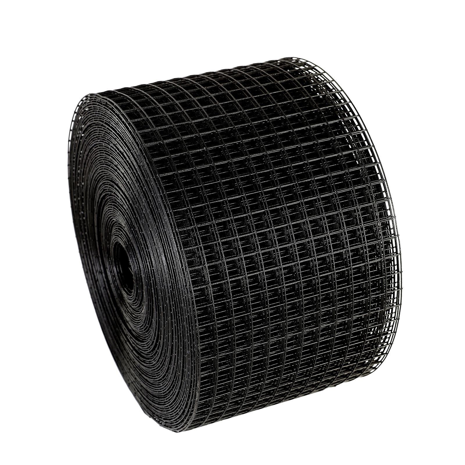 PVC-Coated Solar Bird Mesh 8in x 100ft, Galvanized Steel 0.7mm Wire