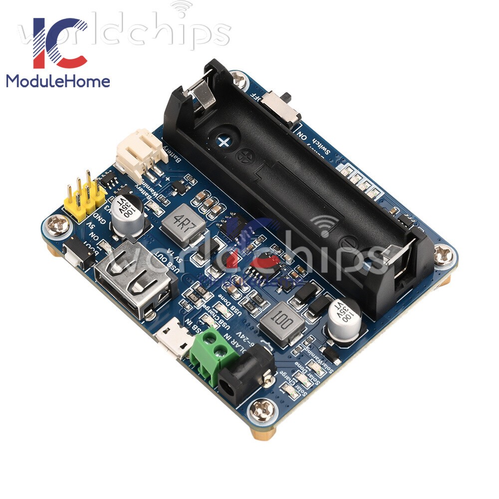 Power Manager Module for 6V~24V Solar Panel Support MPPT USB Battery Charging