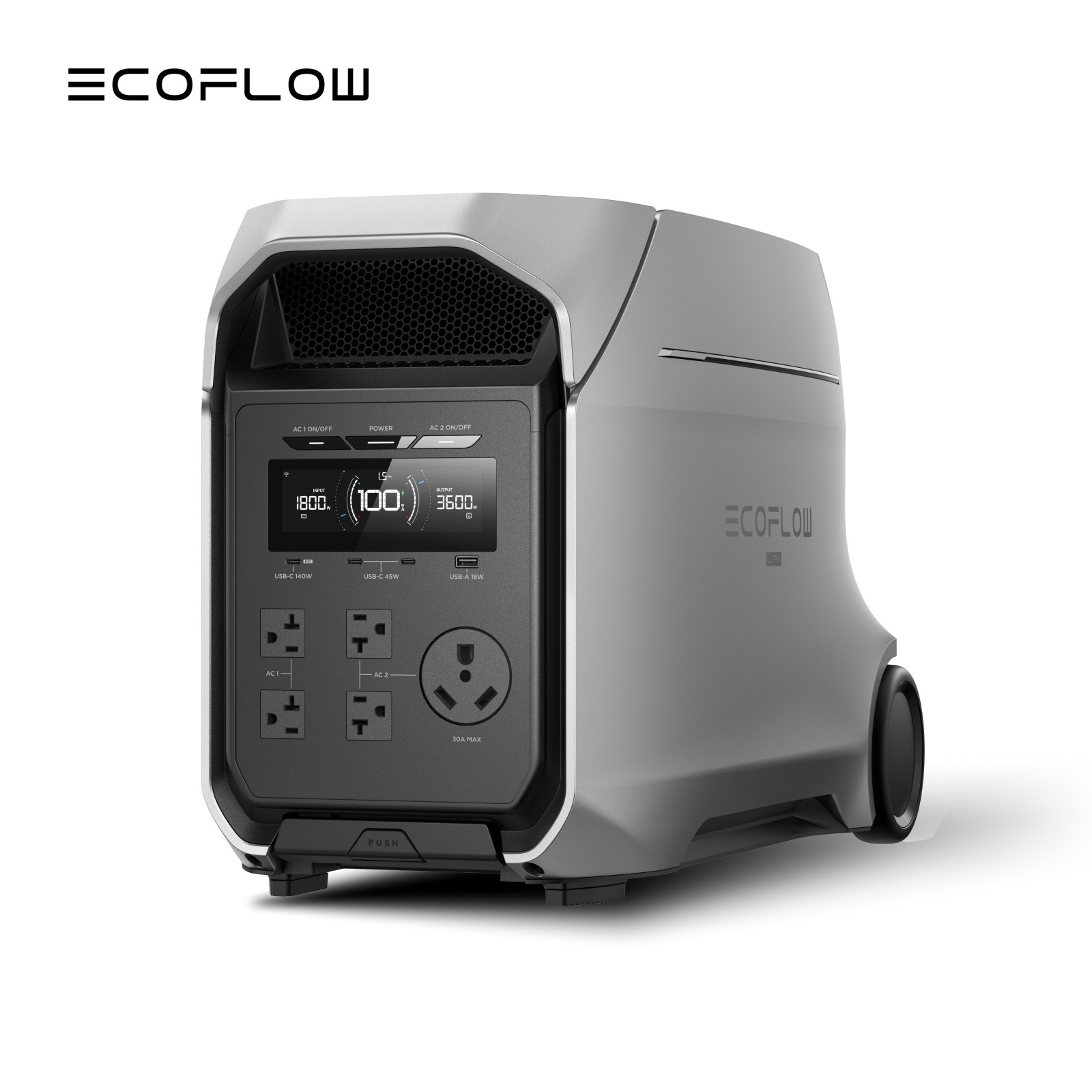 EcoFlow DELTA 3 Ultra Plus 3600W 3072Wh Portable Power Station Electric Backup