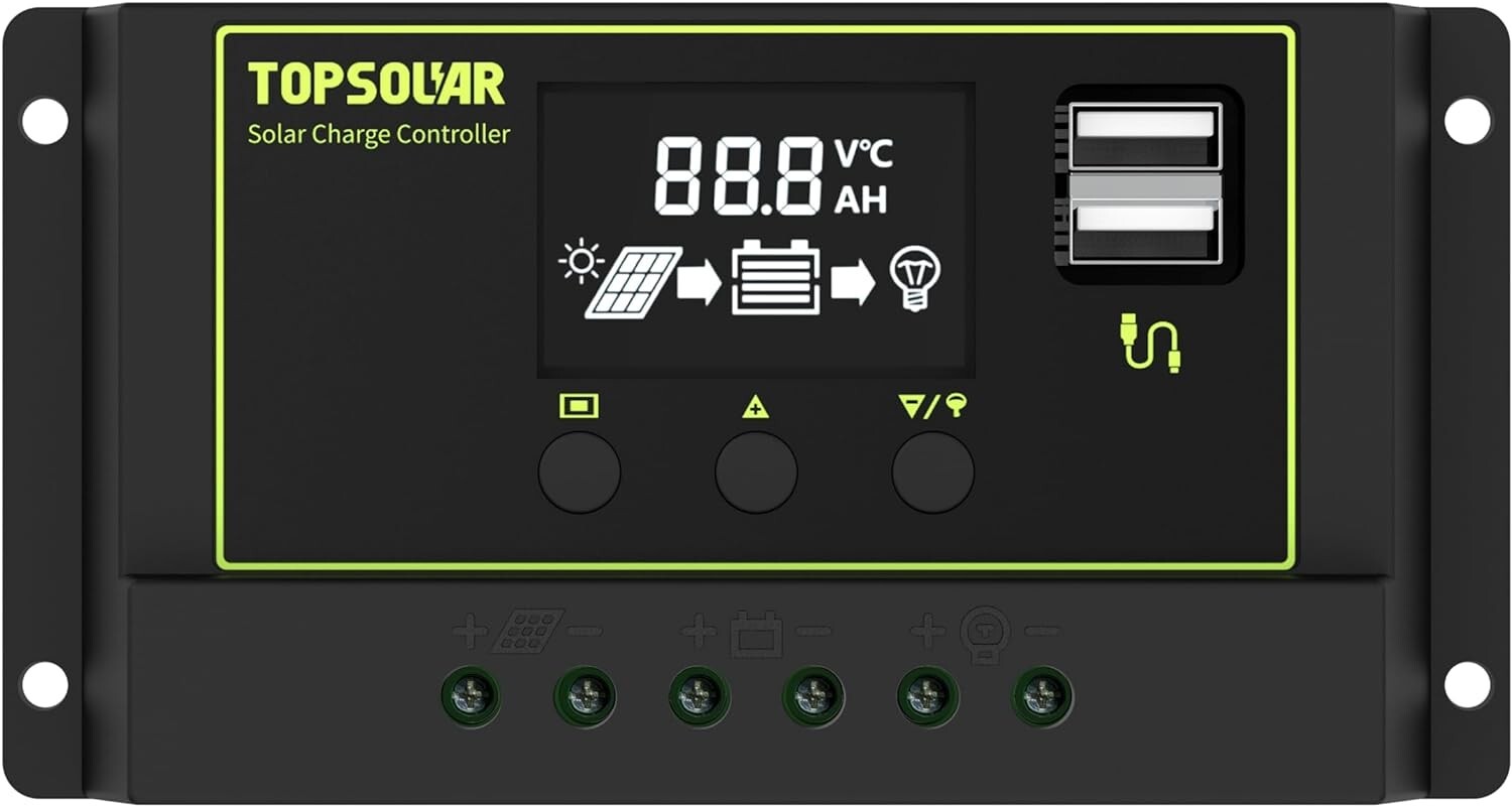 100W 12V Solar Panel Kit Battery Charger 100 Watt 12 Volt Off Grid System for…