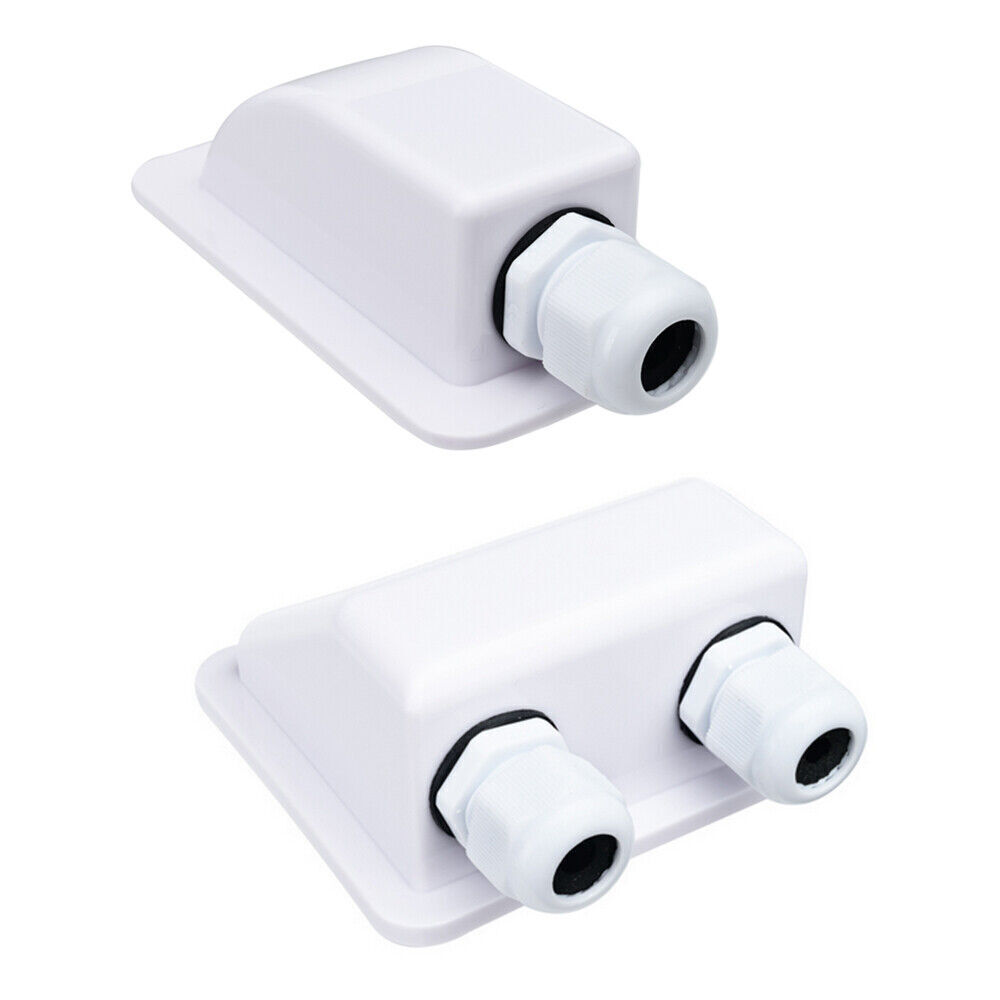 Single/Double Wire Cable Entry Gland Box Boat RV Caravan Roof Solar Panel C#