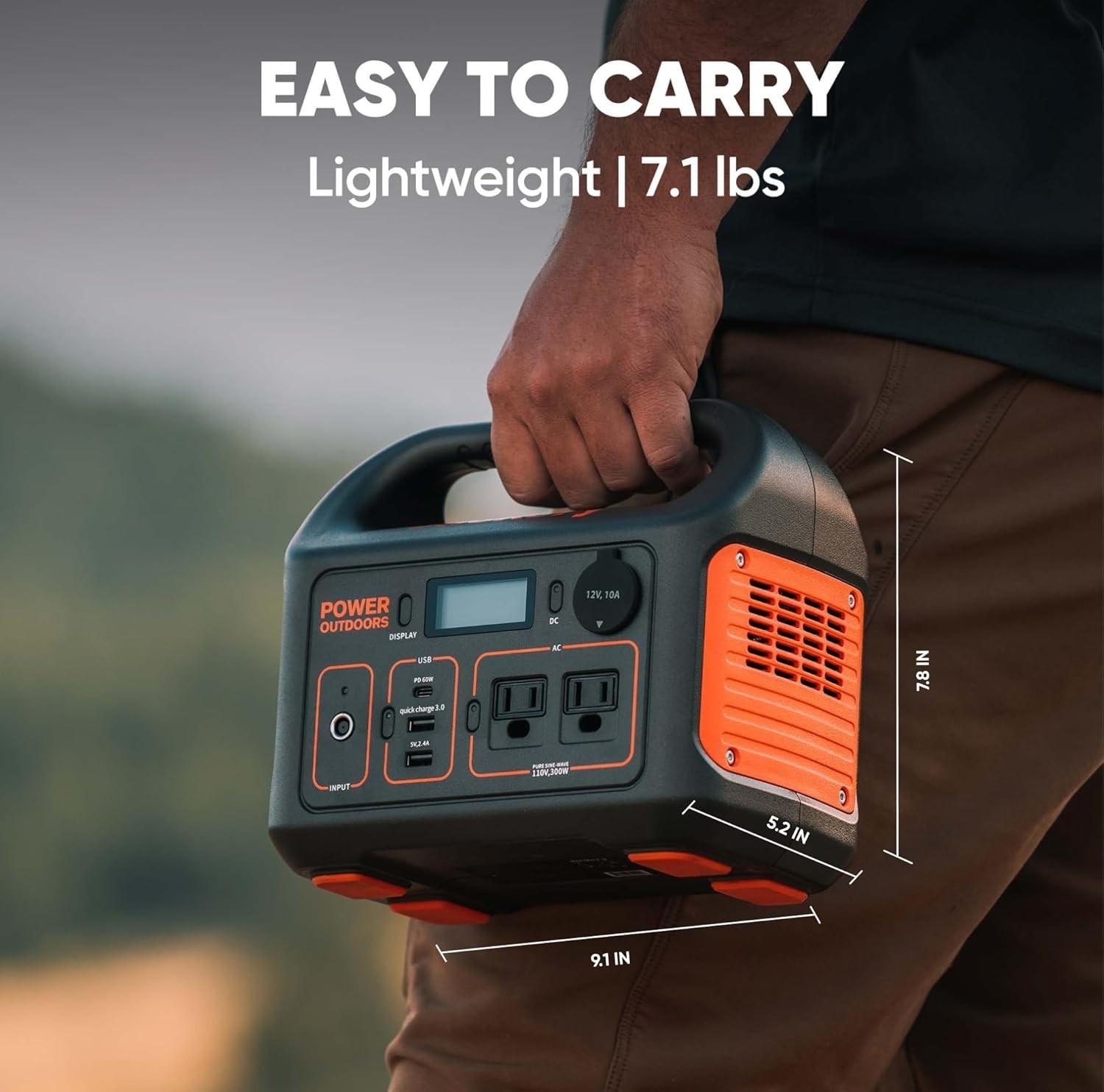 Portable Power Station Explorer 300, 293Wh Backup Lithium Battery, Solar Gene…