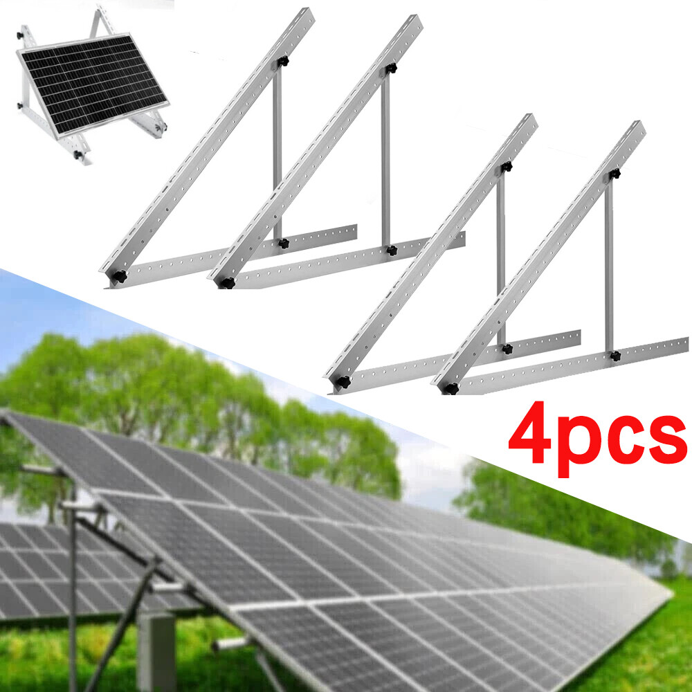 28INCH Solar Panel RV Tilt Mount Brackets Flat Surface Adjustable Frame for Roof