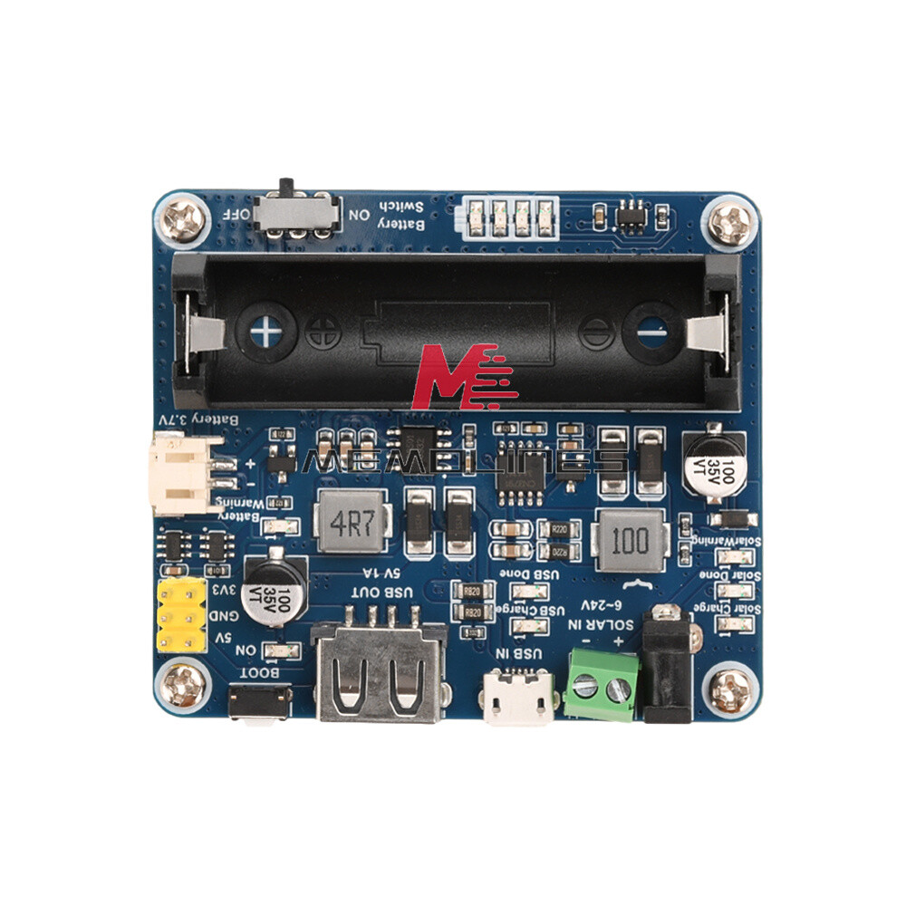 Power Manager Module for 6V~24V Solar Panel Support MPPT USB Battery Charging