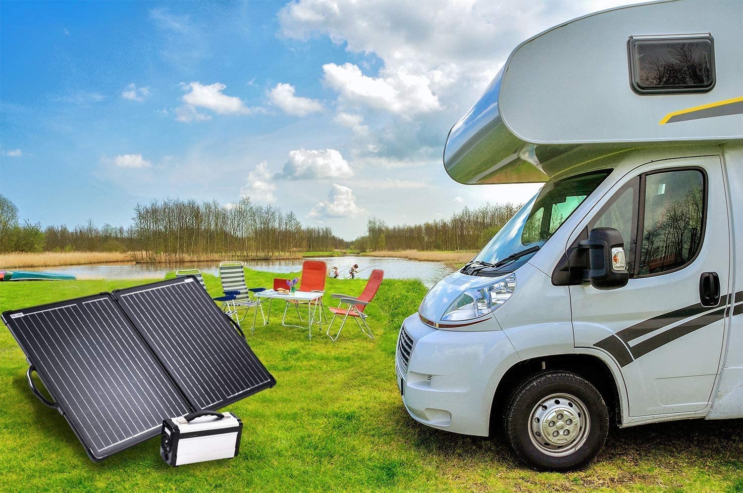 ACOPOWER 100W Portable Solar Panel Kit B0875M9GBQ HY-PLK-100WPX20A