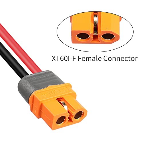 Solar to XT60i Charging Cable 12AWG 1.5M Solar Plug to XT60 Socket Solar