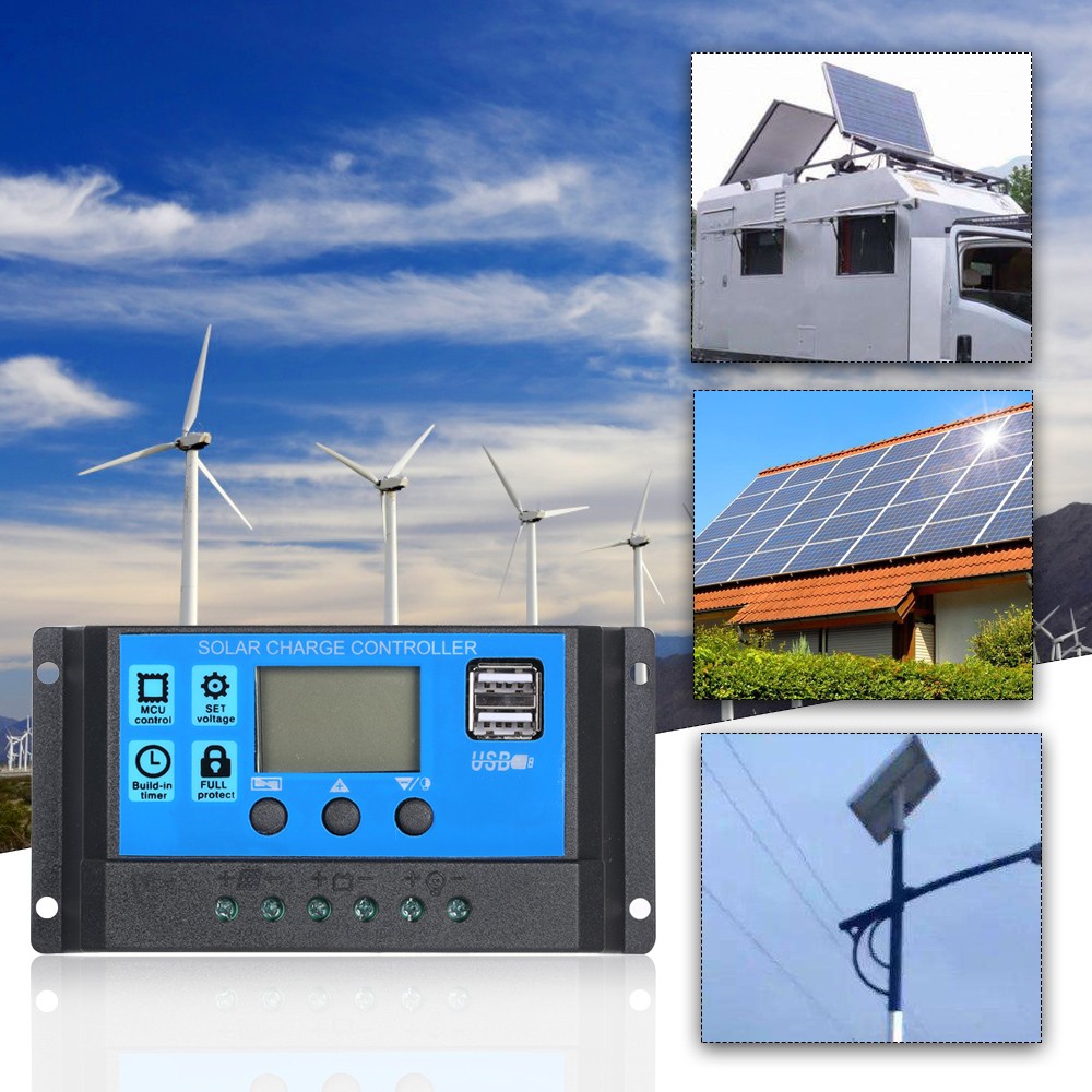1-DC 5V/18V Dual Output 20W Solar Panel With 2 USB Ports & Car Charge IP65 WHHP