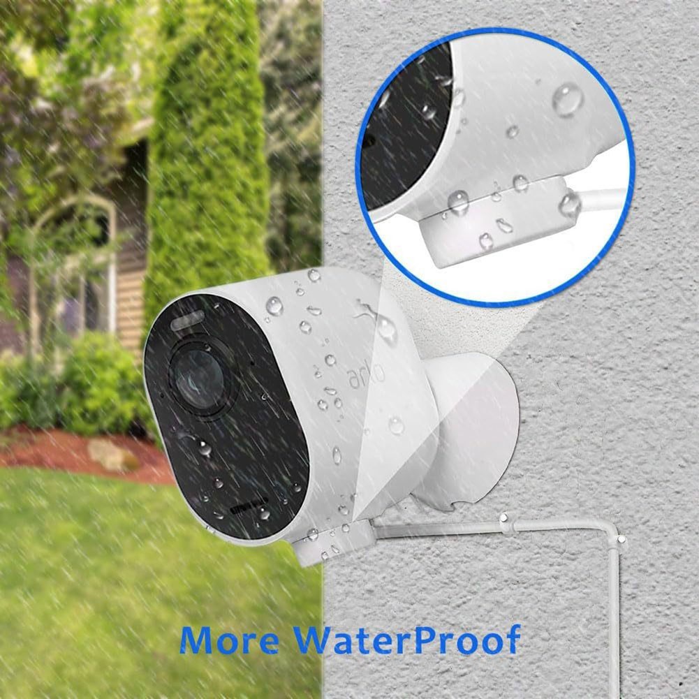 Simplified Setup with Waterproof Magnetic Power Cable for Arlo Systems White