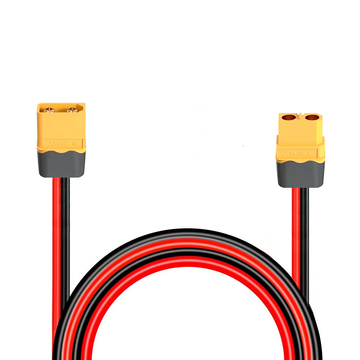 10 AWG XT60 Solar Panel Extension Cable for RC Battery(XT60 Male to XT60 Female)