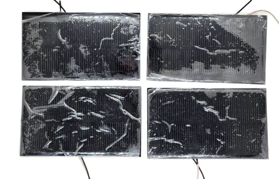 (4-PACK) RENOGY 6″ x 3.5″ 1.5W MINI SOLAR PANELS w/CONNECTORS *S22
