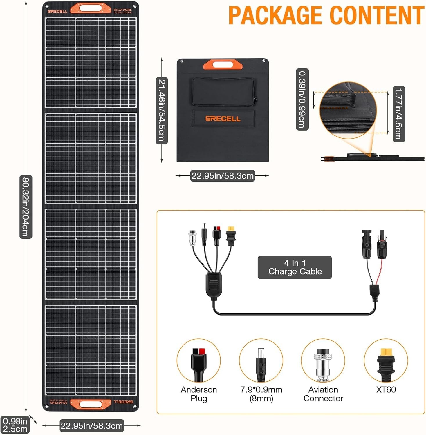 High-Efficiency 200W Solar Panel: Foldable & Water-Resistant for Off-Grid Use