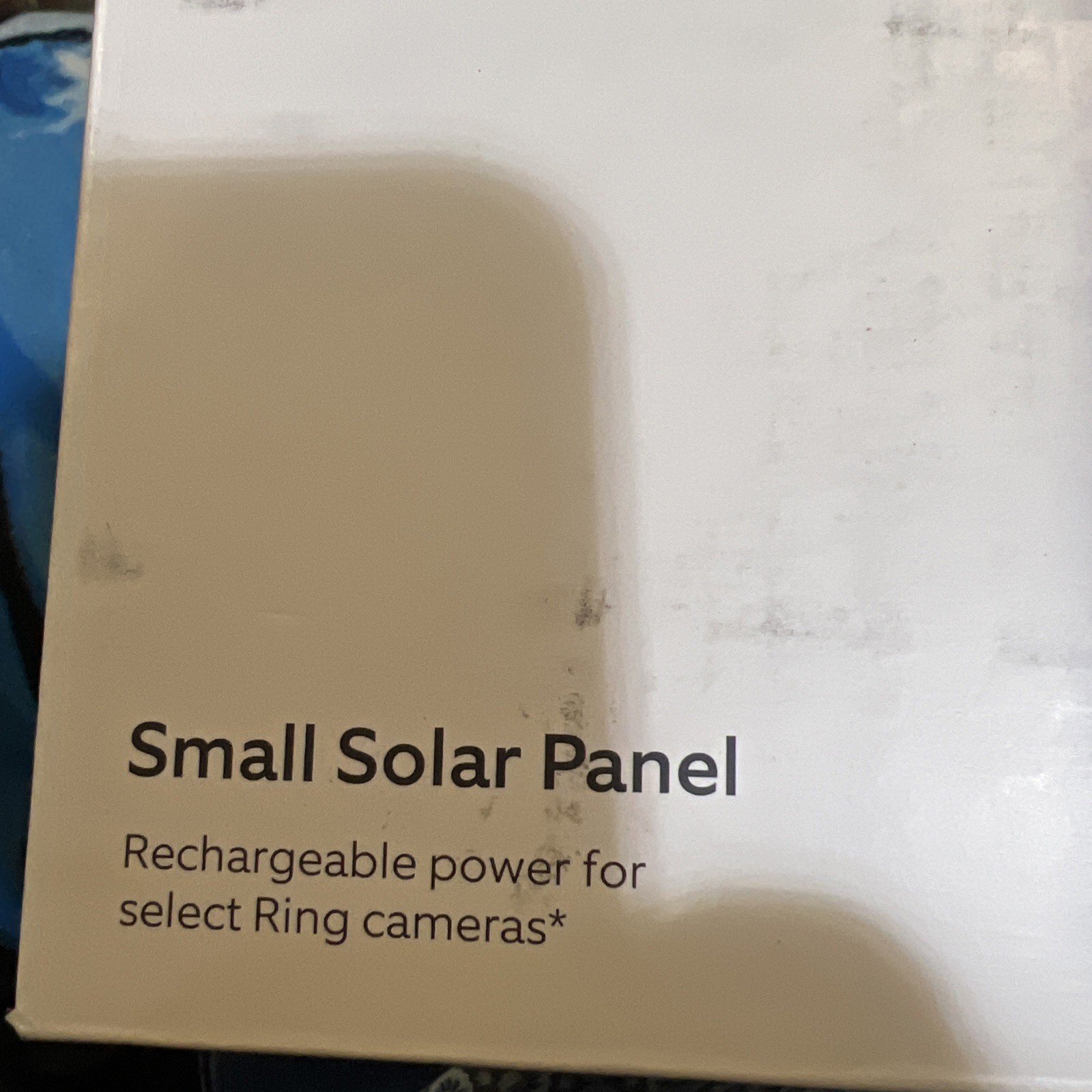 Ring Small Solar Panel 1.9W for Outdoor Camera White With Mount
