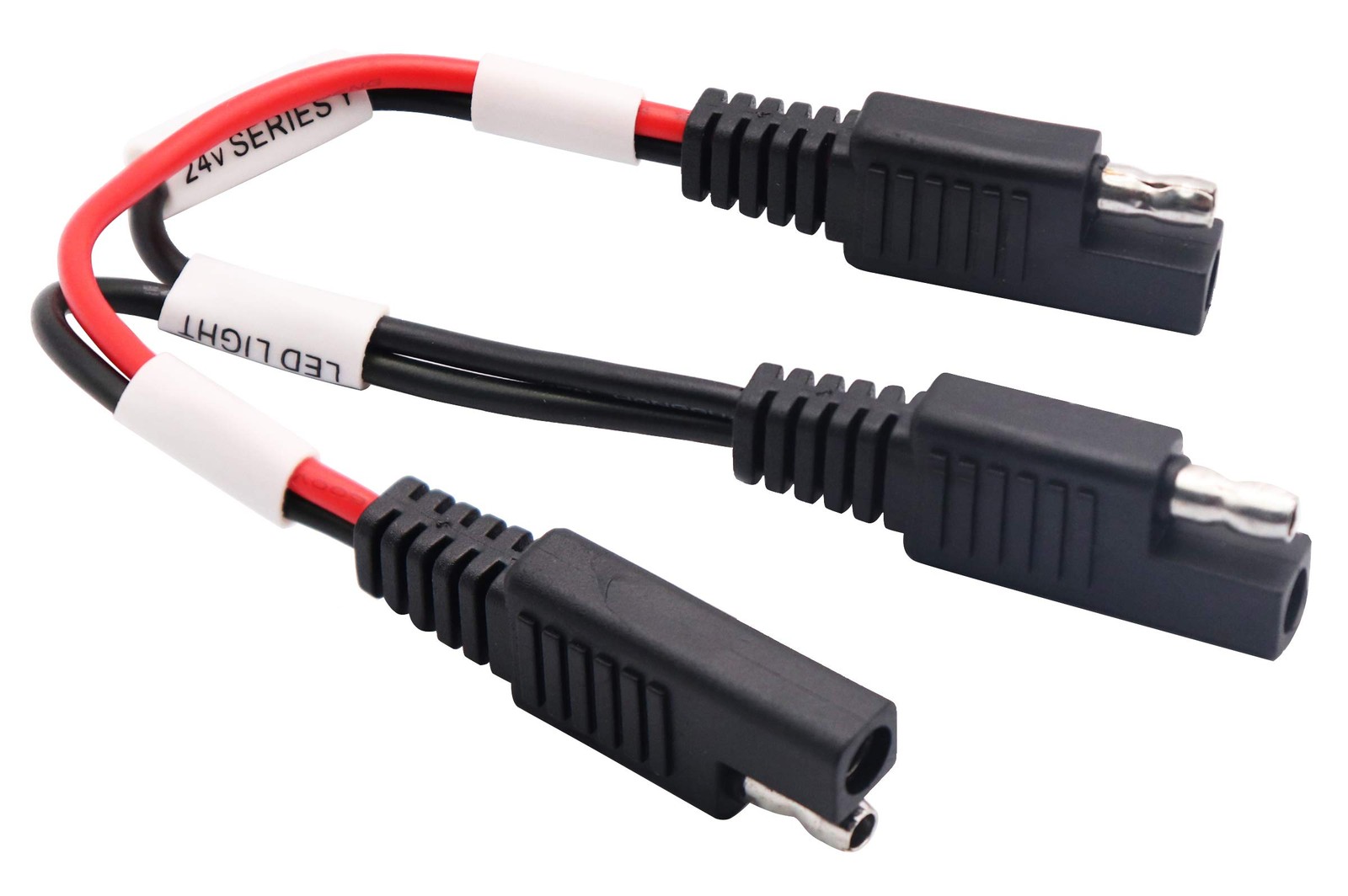 SAE Y Splitter Adapter Cable 18AWG SAE 2-Way Adapter,1 to 2 SAE Y Splitter SA…