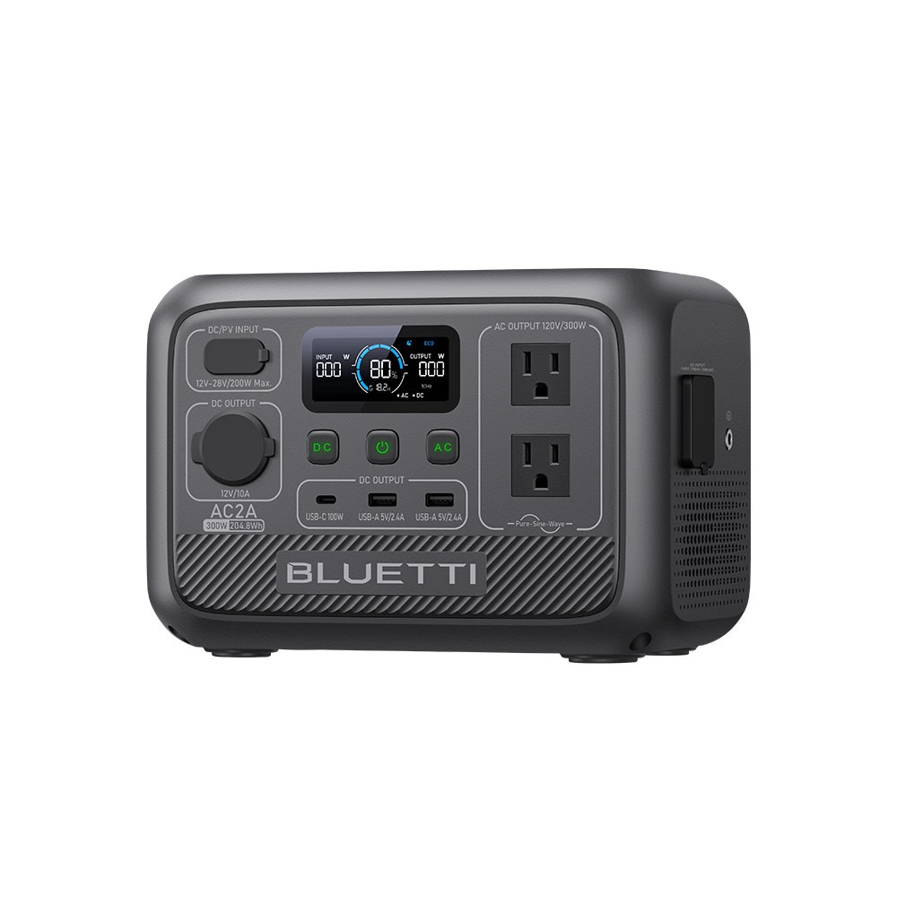 BLUETTI AC2A 300W 204Wh Portable Power Station Generator for Camping Backup
