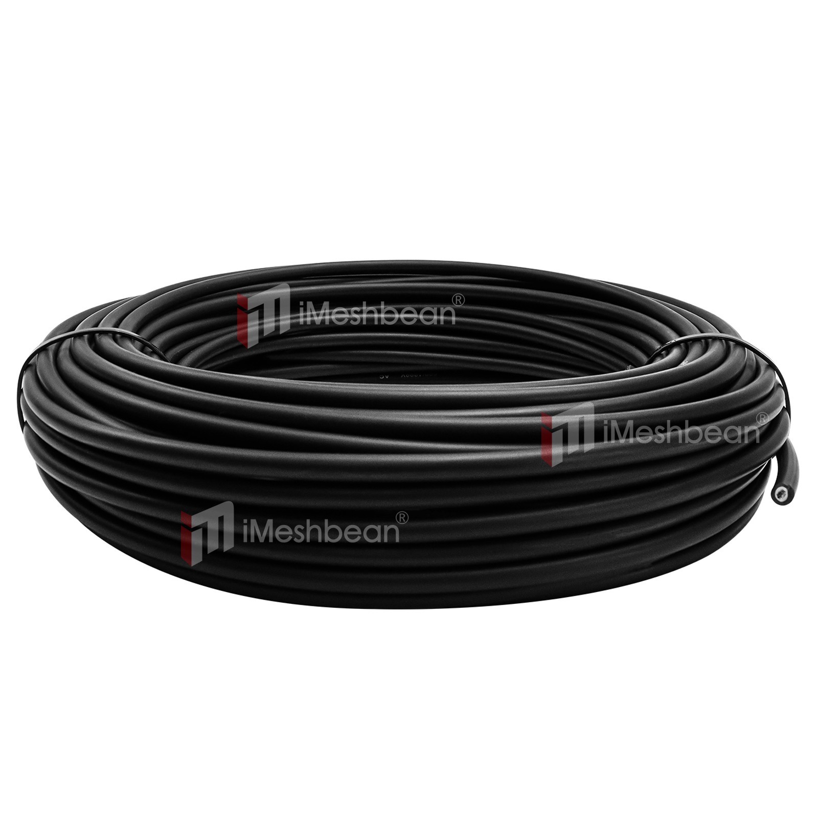 100FT 10AWG Black Solar Panel Extension Cable PV Wire Waterproof Solar Connector