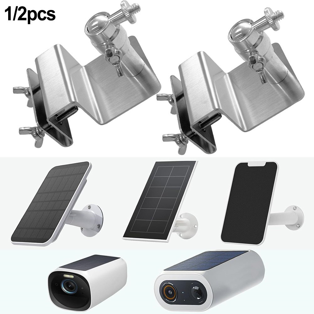 Adjustable Gutter Mount Stainless Steel Support For Standard 1/4 Screw Camera