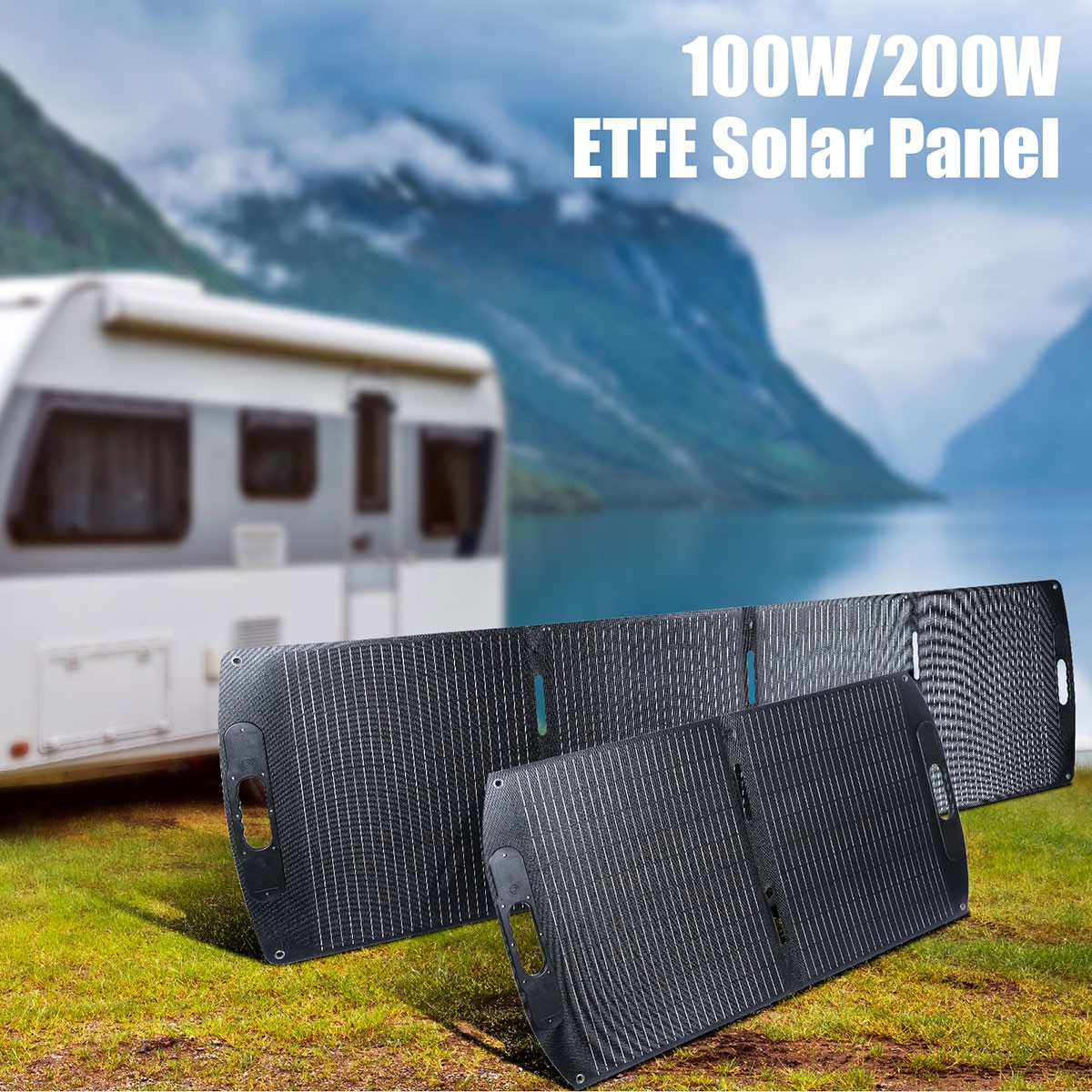 Portable Solar Panel 23% Conversion Efficiency Solar Panel Outdoor RVs Camping