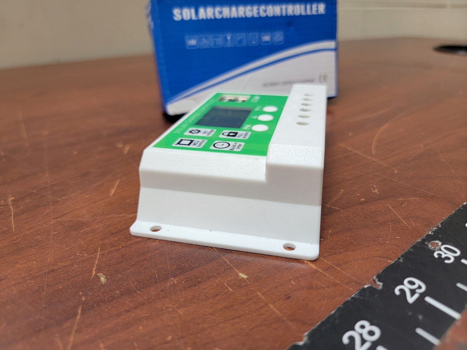 30A Solar Panel Battery Charge Controller 12V/24V LCD Regulator Auto Dual USB US