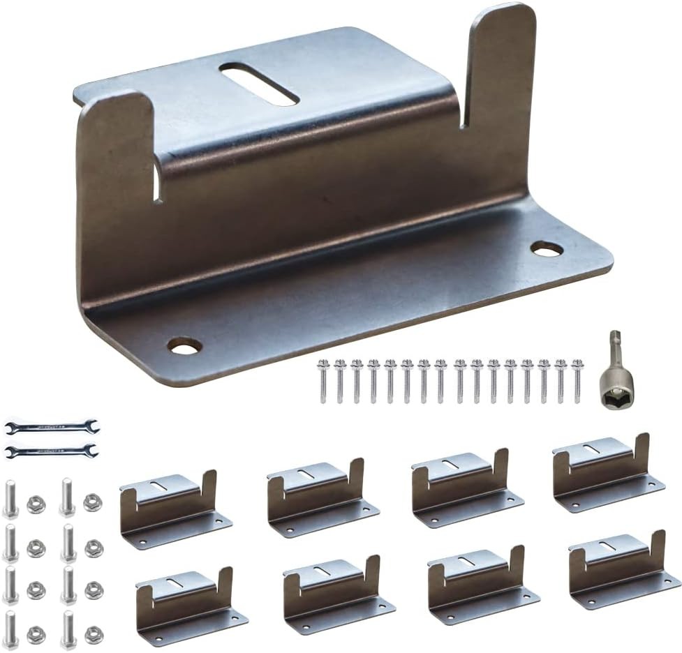 Solar Panel Mounting Brackets Z Bracket, with Nuts and Bolts,Suitable for 50W to