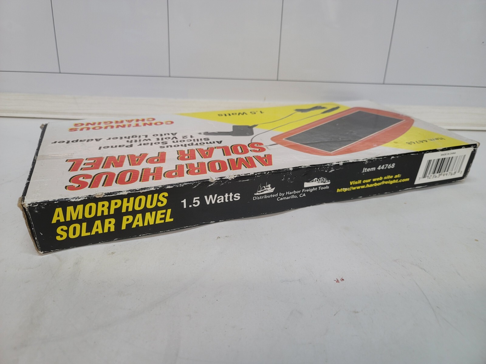 Amorphous Solar Panel 1.5 Watt Trickle Charger 44768