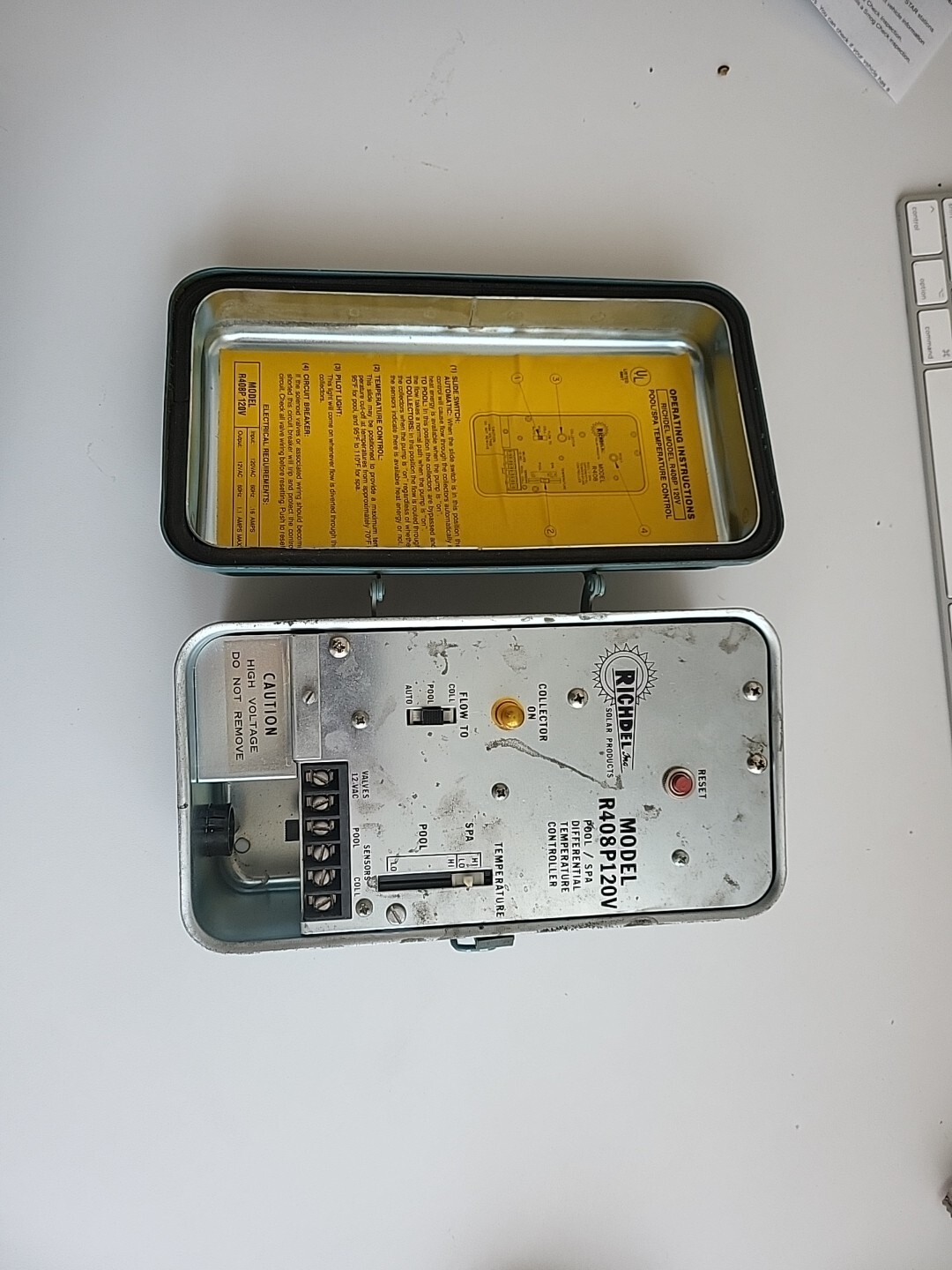 SOLAR POOL/SPA HEATING DIFFERENTIAL CONTROLLER RICHDEL R408P 120V